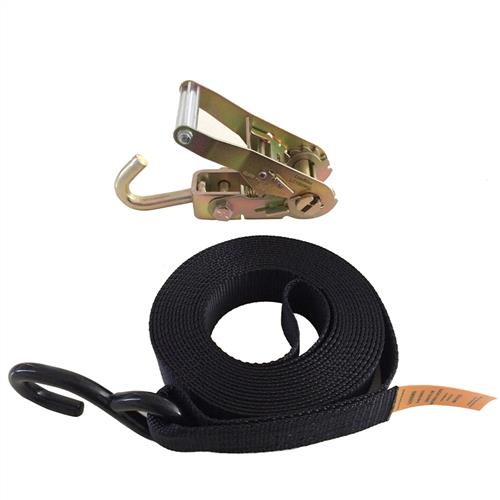 Boat tie down S Hook with swivel J hook Ratchet buckle