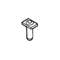 L/Block Push Up Pin