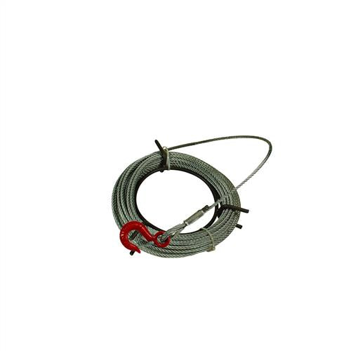 Cable for winch 6x25/16.4mm G2070 20M with hook